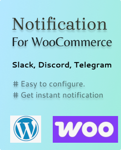 Easy notification for woo